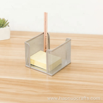 Open notepad box metal fashion storage and sorting